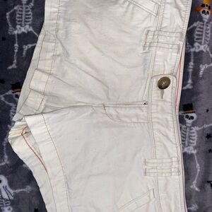 Cream Casual Shorts